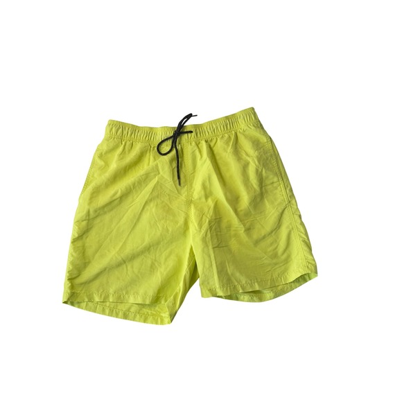 Goodfellow & Co Other - Goodfellow & Co Mens Neon Yellow Swim Trunks Mesh Lined Shorts Size Medium